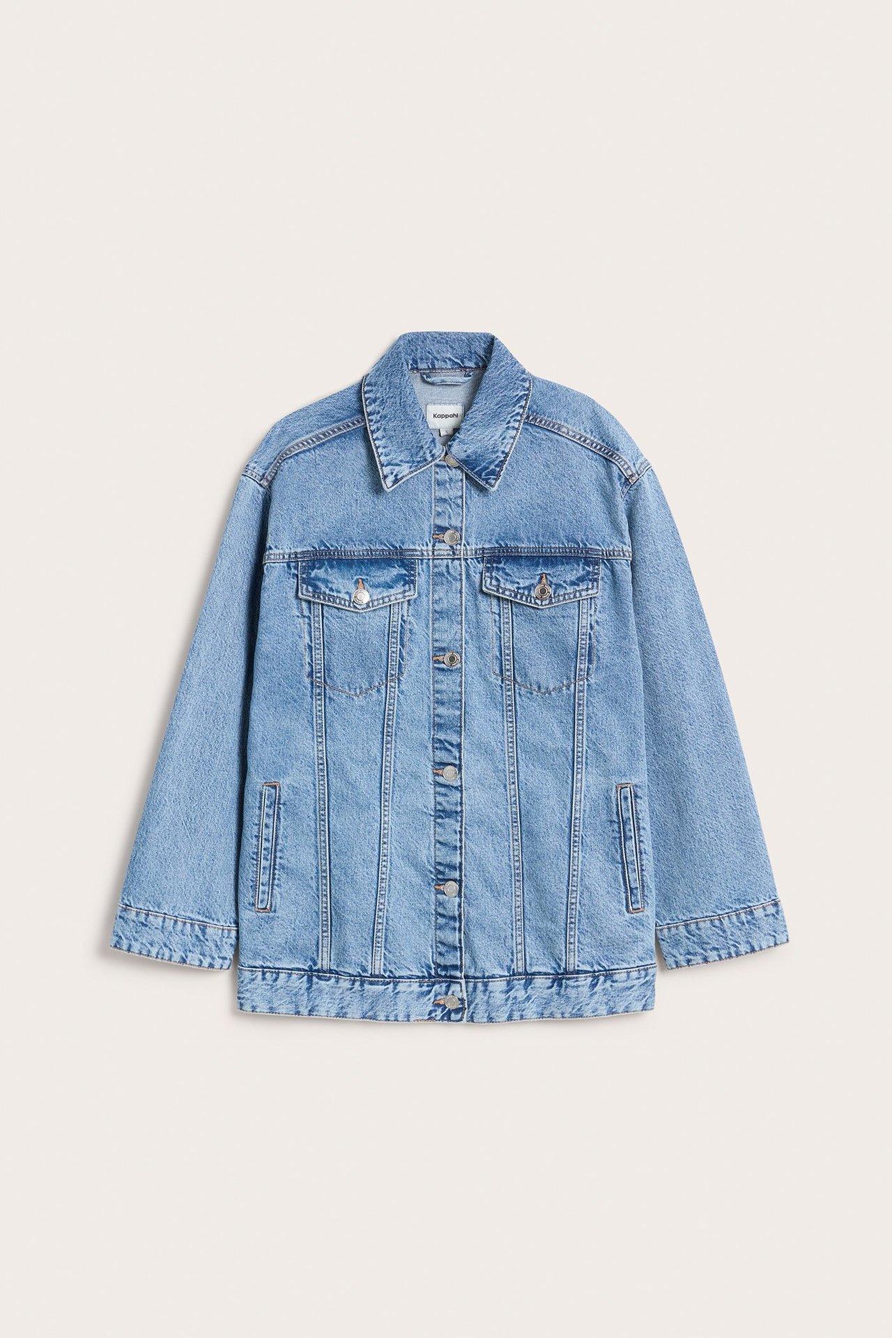 Oversize-farkkutakki - Denim - 3