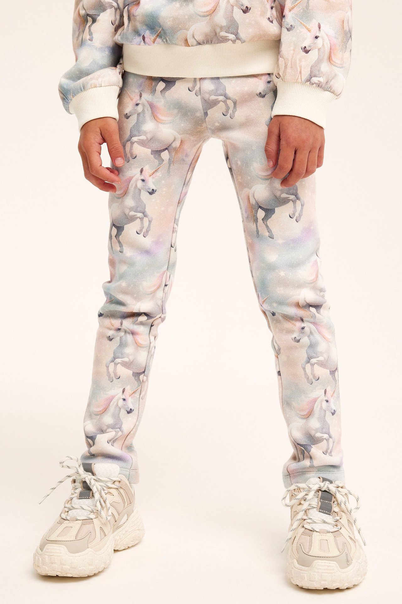 Ocieplane legginsy - Offwhite - 4