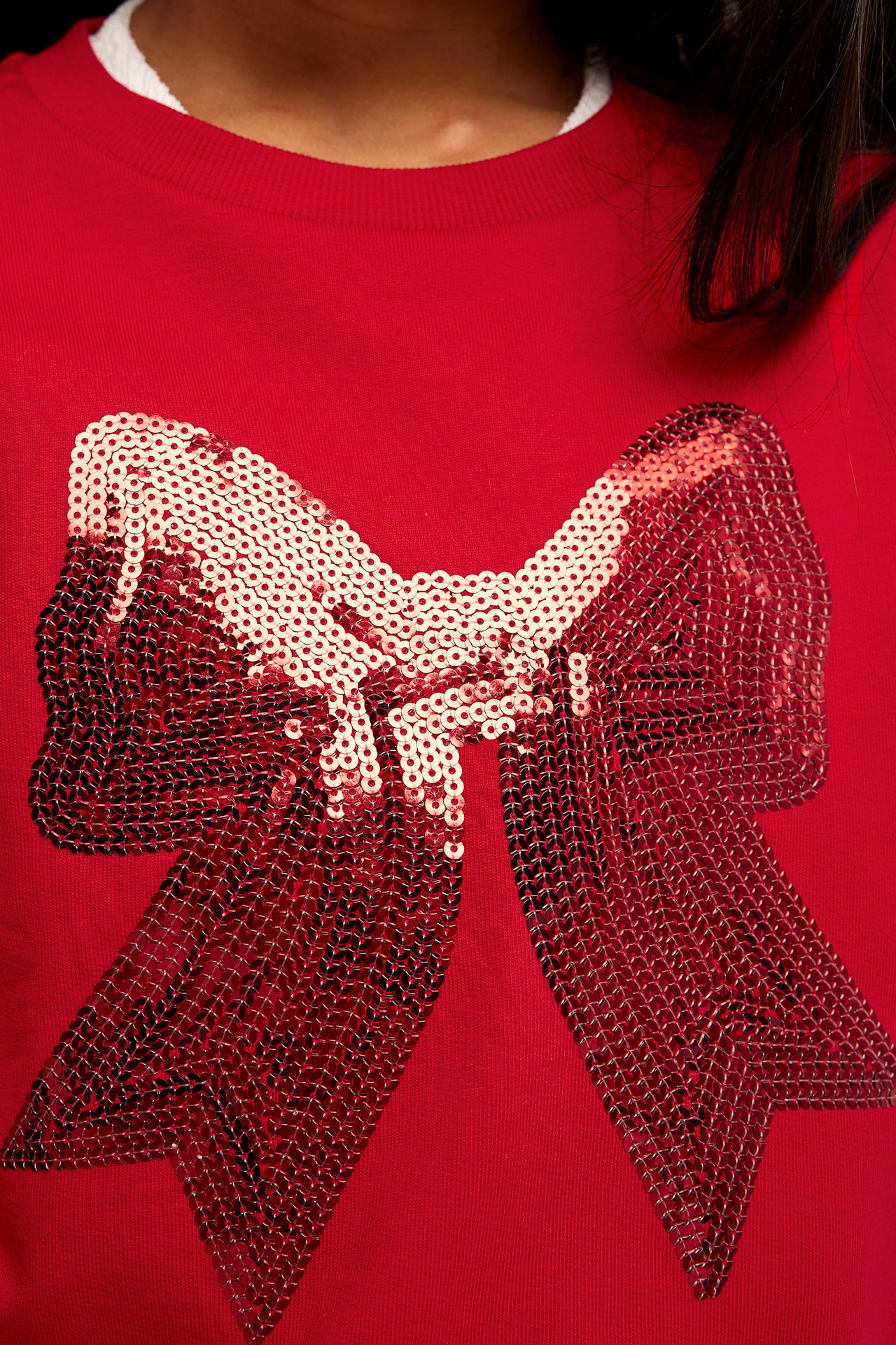 Sweatshirt - Röd - 3