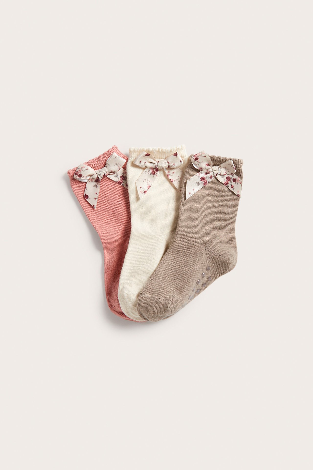 3 parin pakkaus vauvojen sukkia - Pinkki - 1