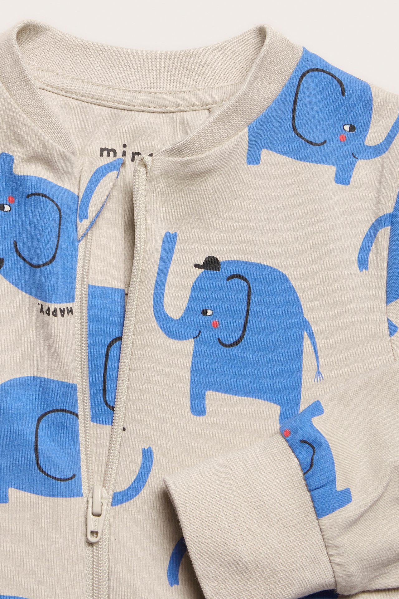 Kuviollinen vauvojen pyjama lahjapussissa - Vaaleansininen - 1