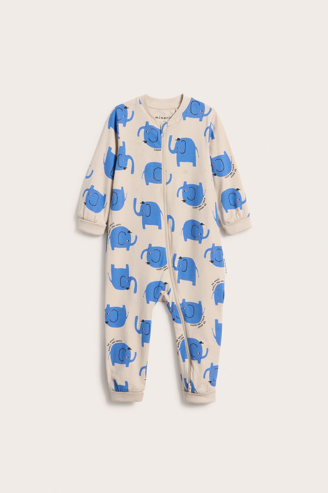 Kuviollinen vauvojen pyjama lahjapussissa - Vaaleansininen - 2