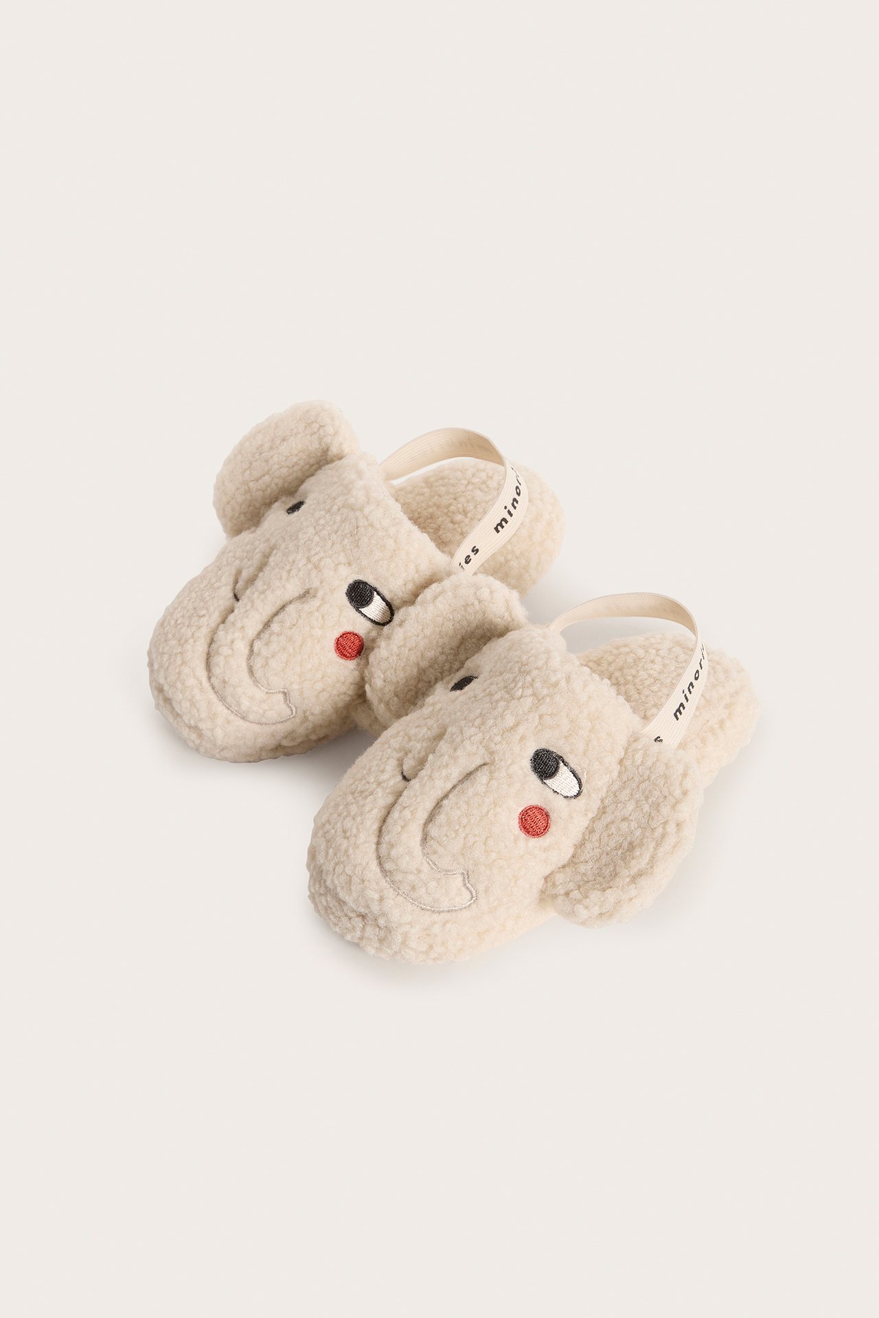 Tofflor i pilé - Beige - 2