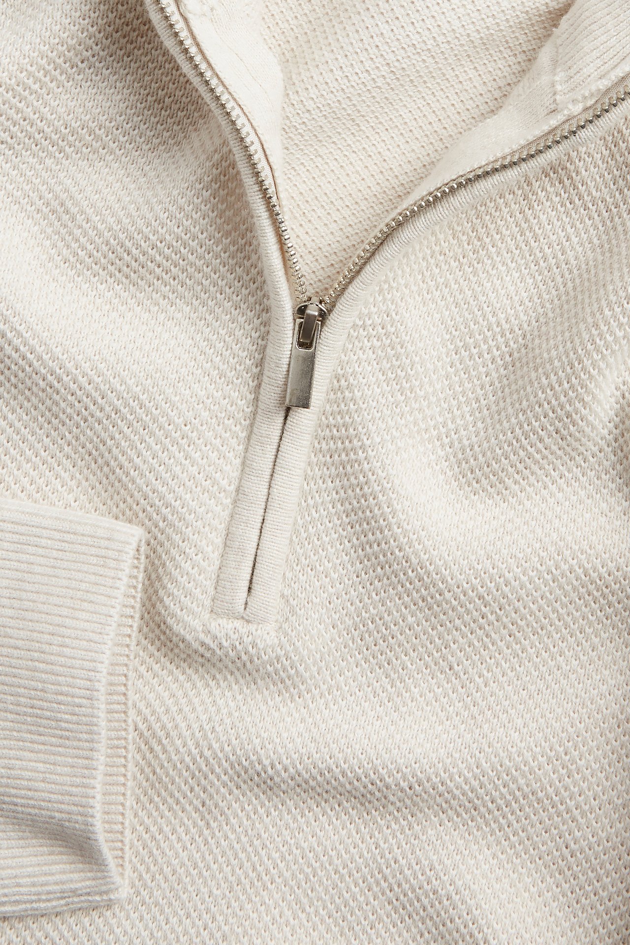 Genser med half-zip