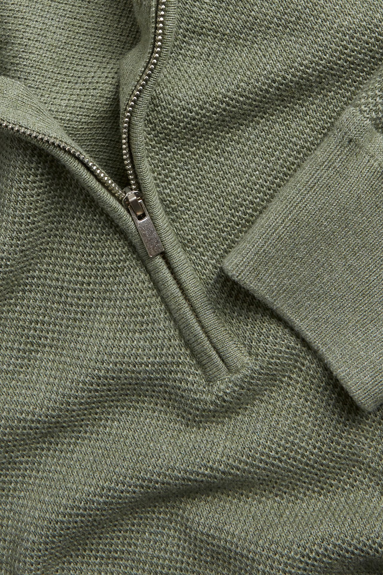 Half-zip-pusero - Vihreä - 5