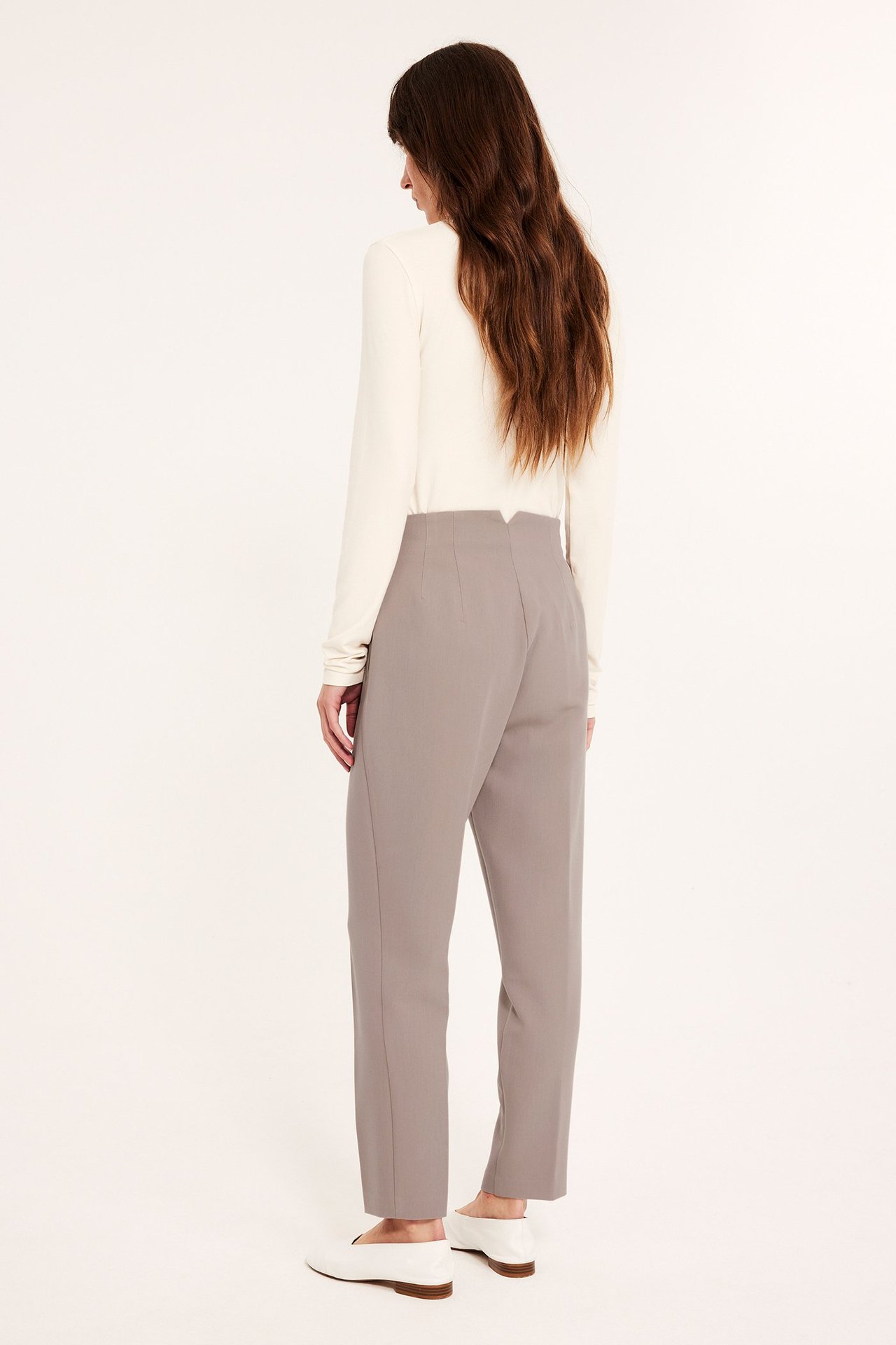 Dressbukse - Mørk beige - 7