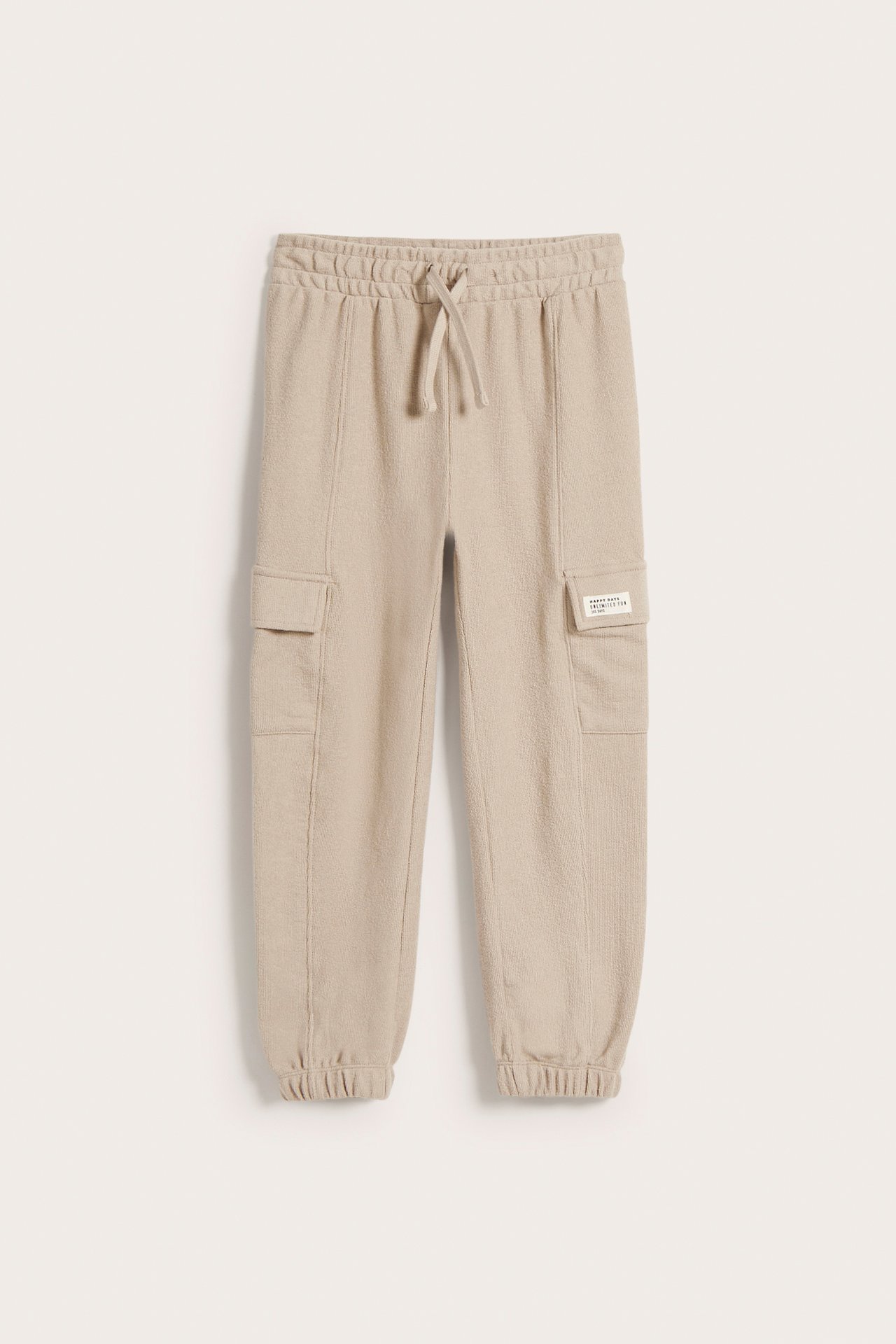 Cargo mjukisbyxor - Beige - 2