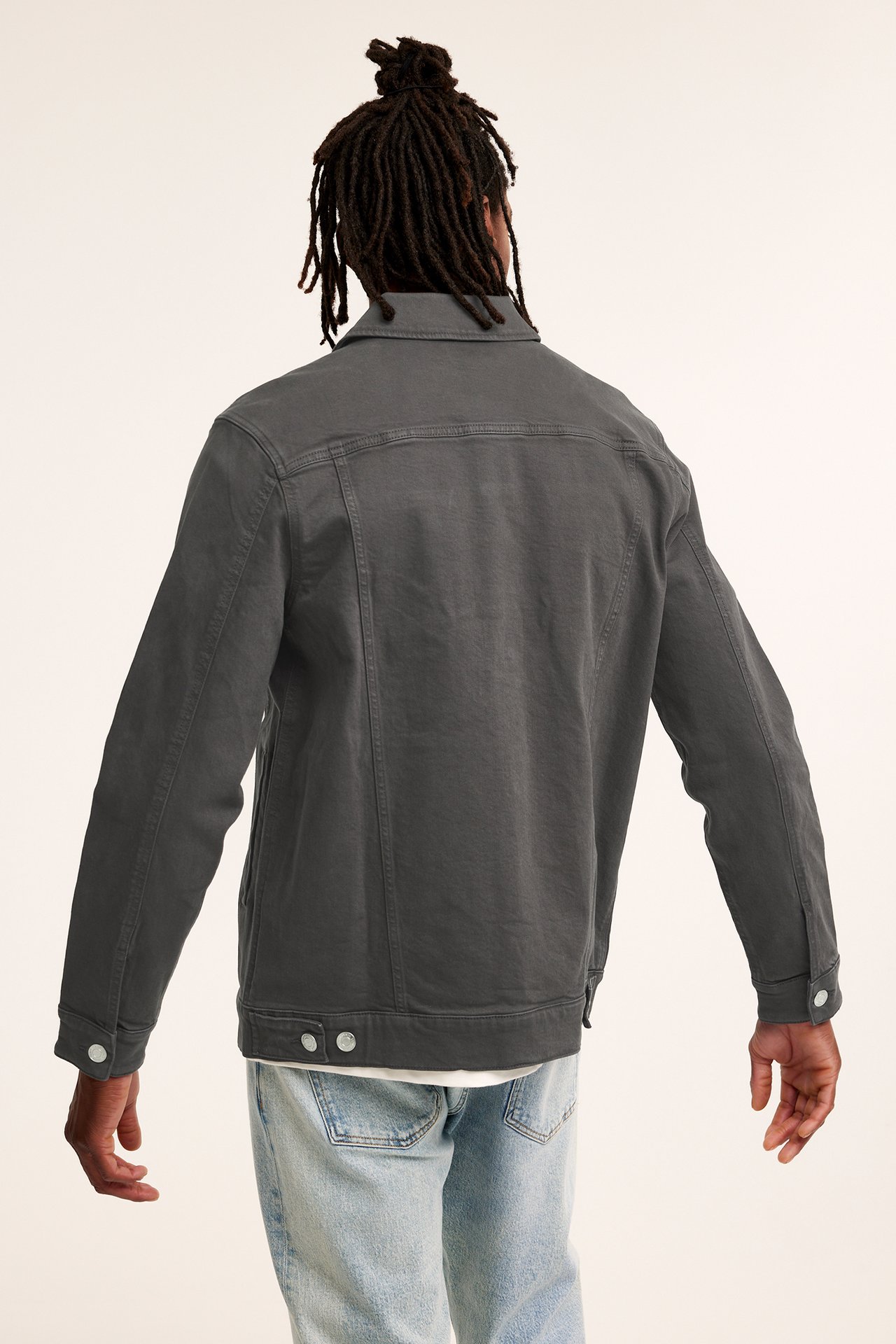 Jeansjacka - Svart - 186cm / Storlek: M - 7