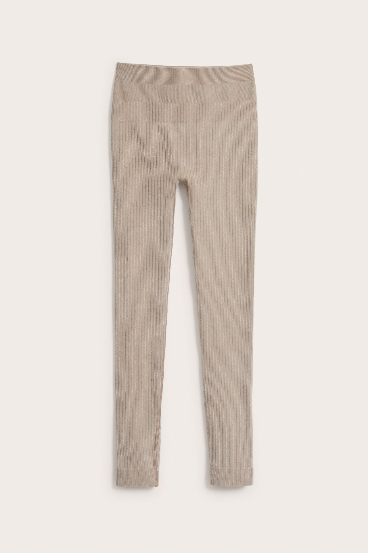 Seamfree leggings - Mørk beige - 6