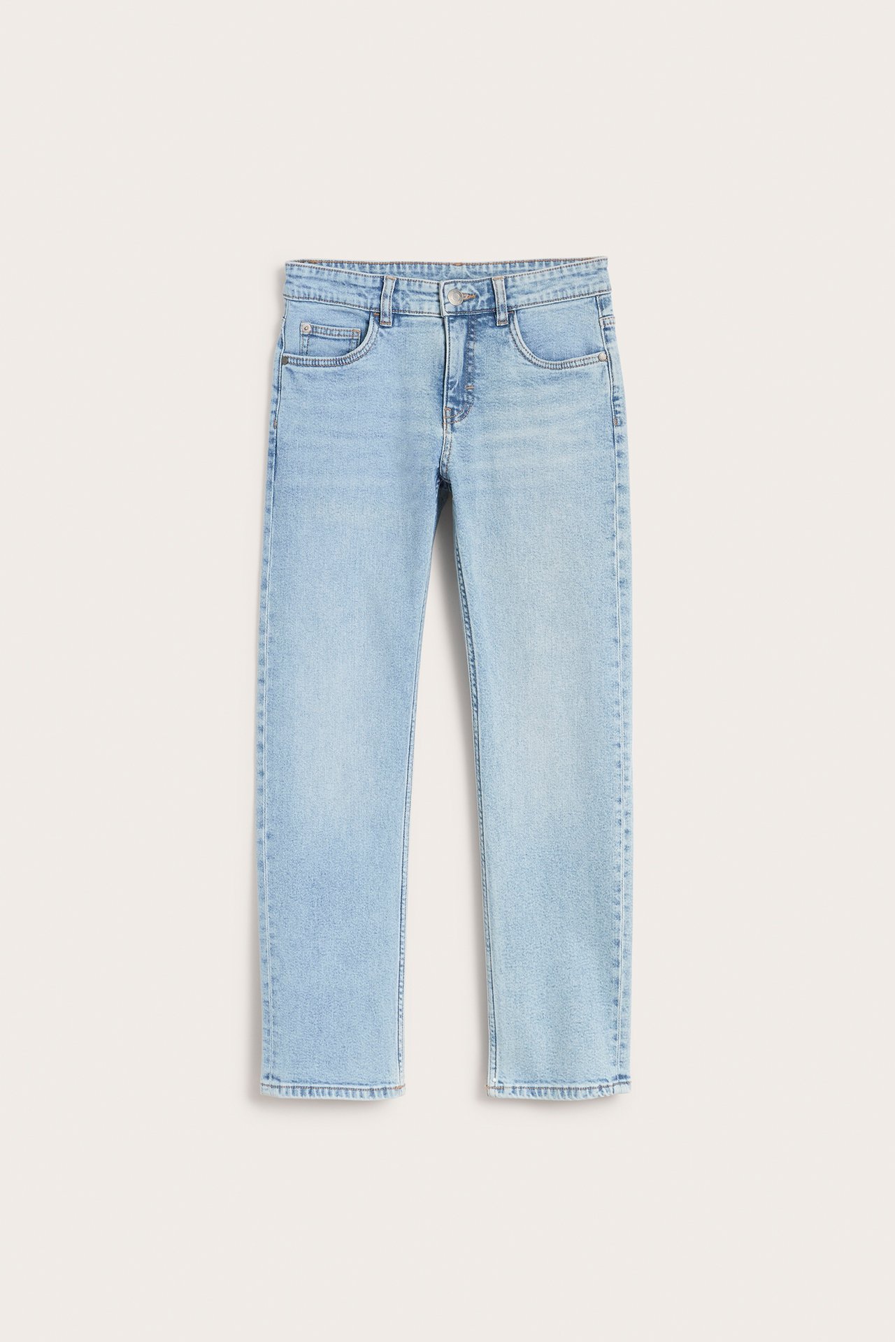 Straight jeans mid waist - Vaalea denim - 3