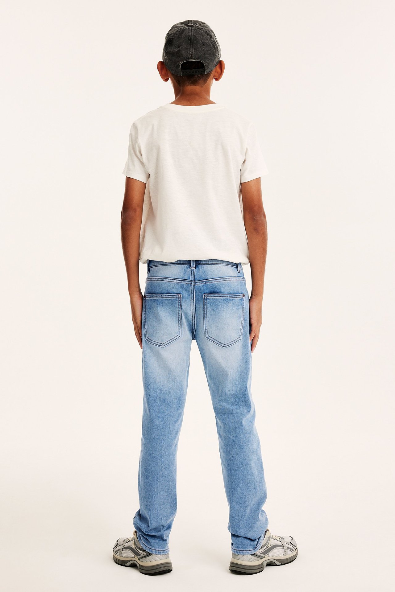 Relaxed jeans jogger denim - Ljus denim - 8