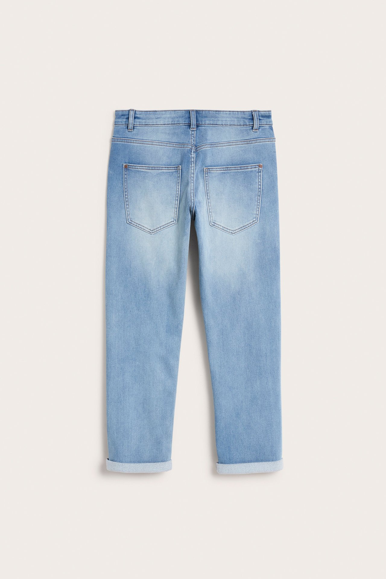 Relaxed jeans jogger denim - Vaalea denim - 7