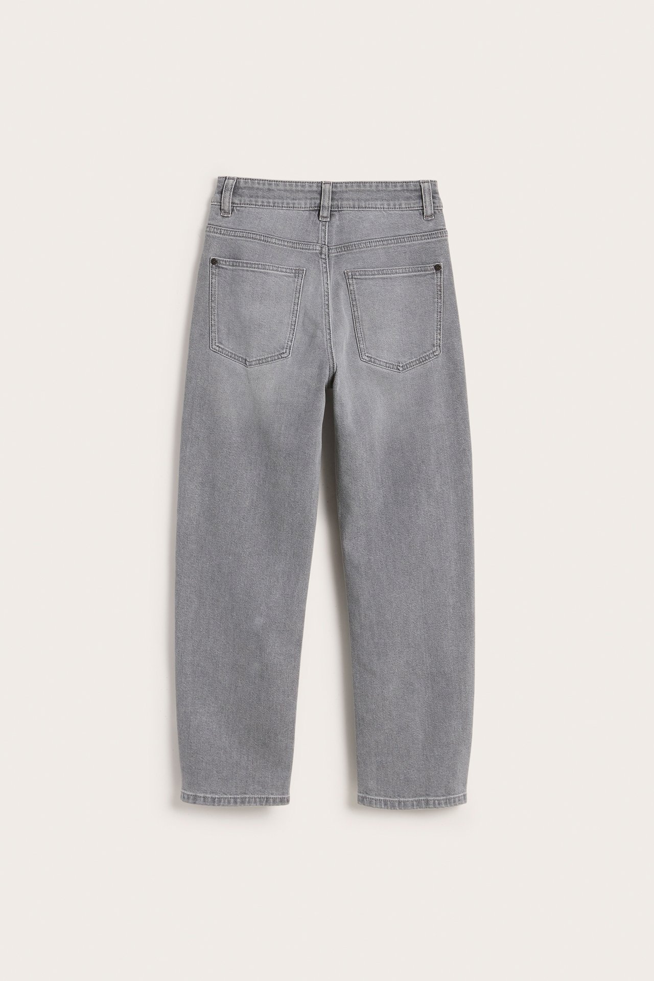 Loose jeans mid waist - Grå - 7