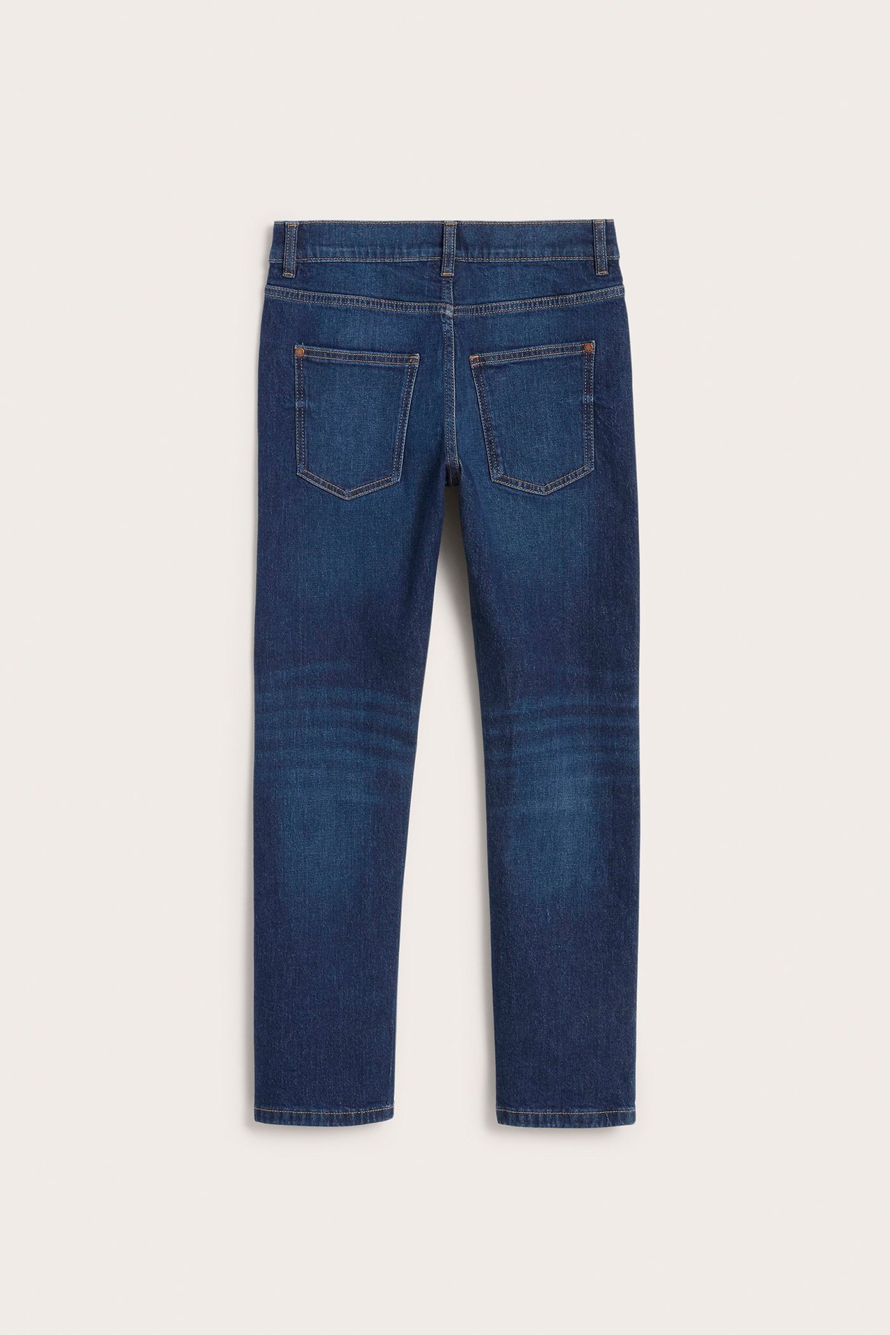 Slim jeans mid waist - Mörk denim - 7