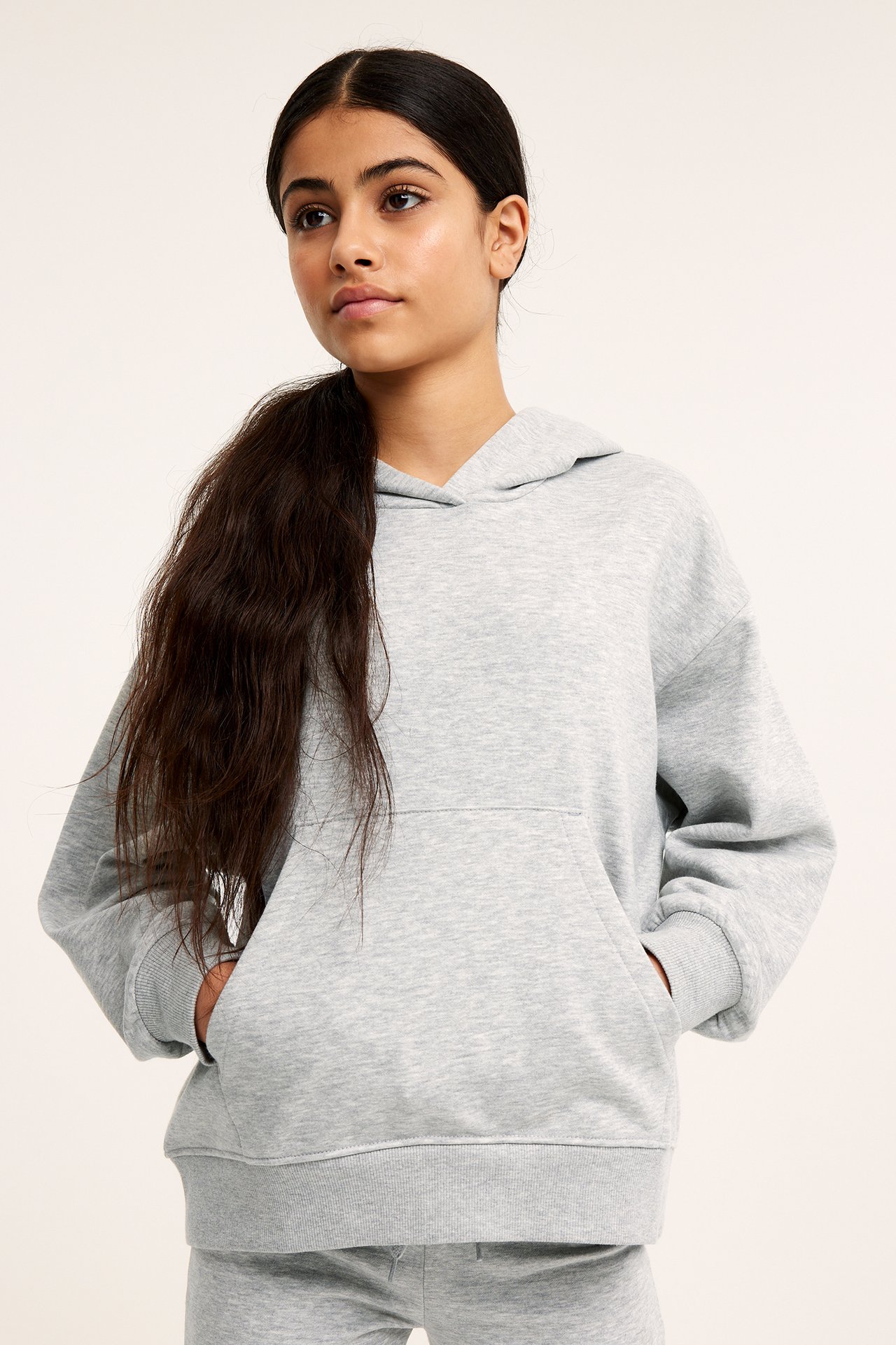 Hoodie - Ljusgrå - 4