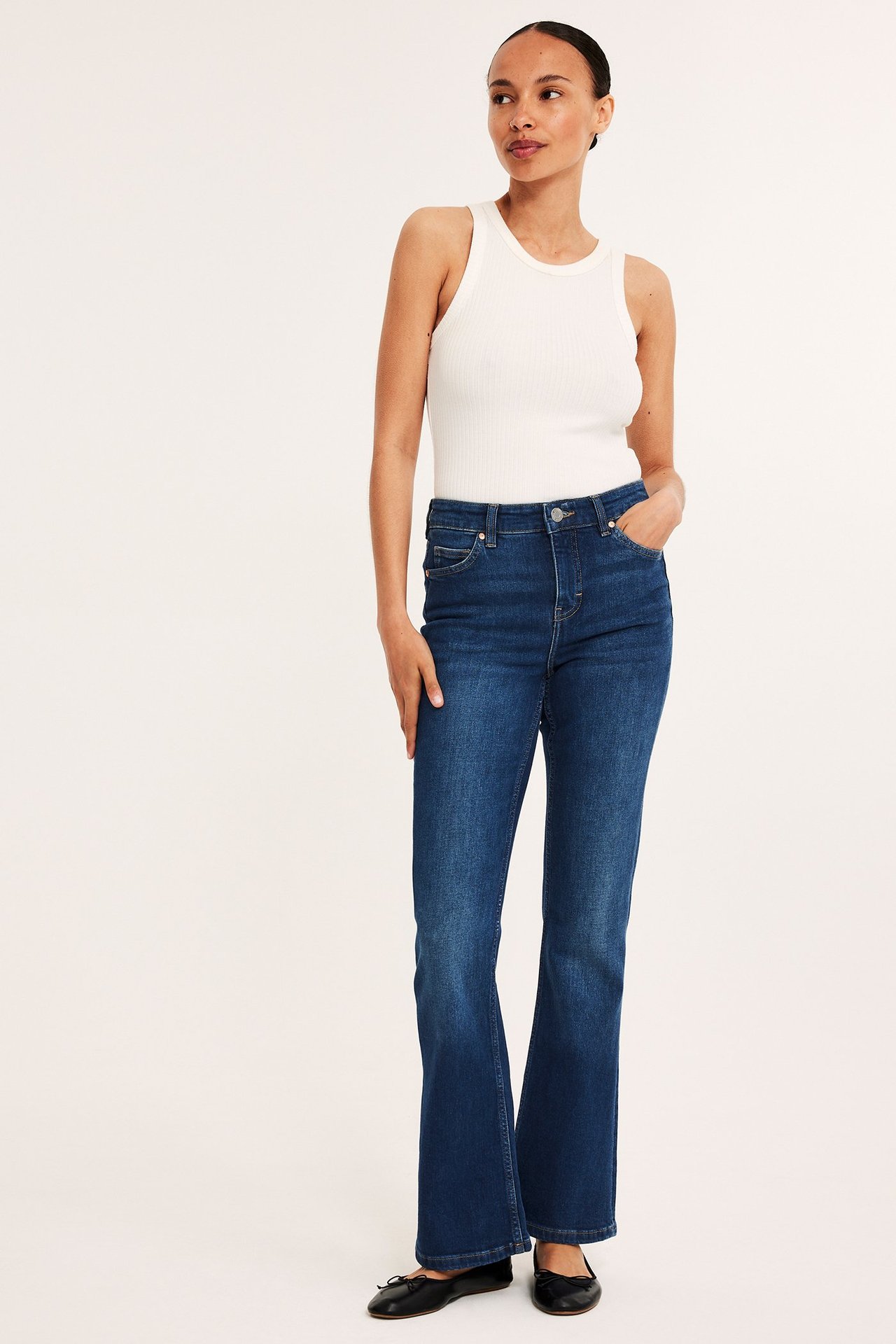 Flare jeans regular waist