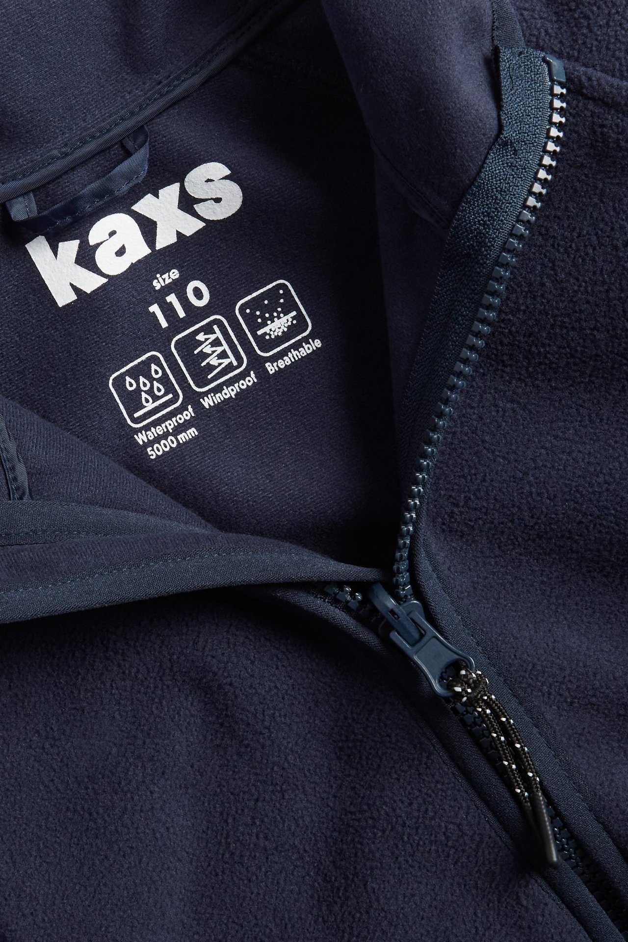 Vindfleece zip-in/zip-off Kaxs - Mørkeblå - 7