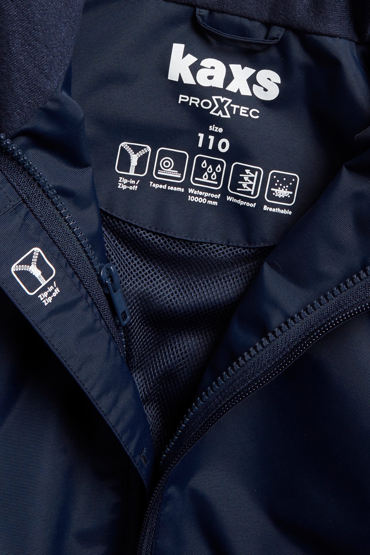 Vanntett skalljakke zip-in/zip-off Kaxs Proxtec - Mørkeblå - 8