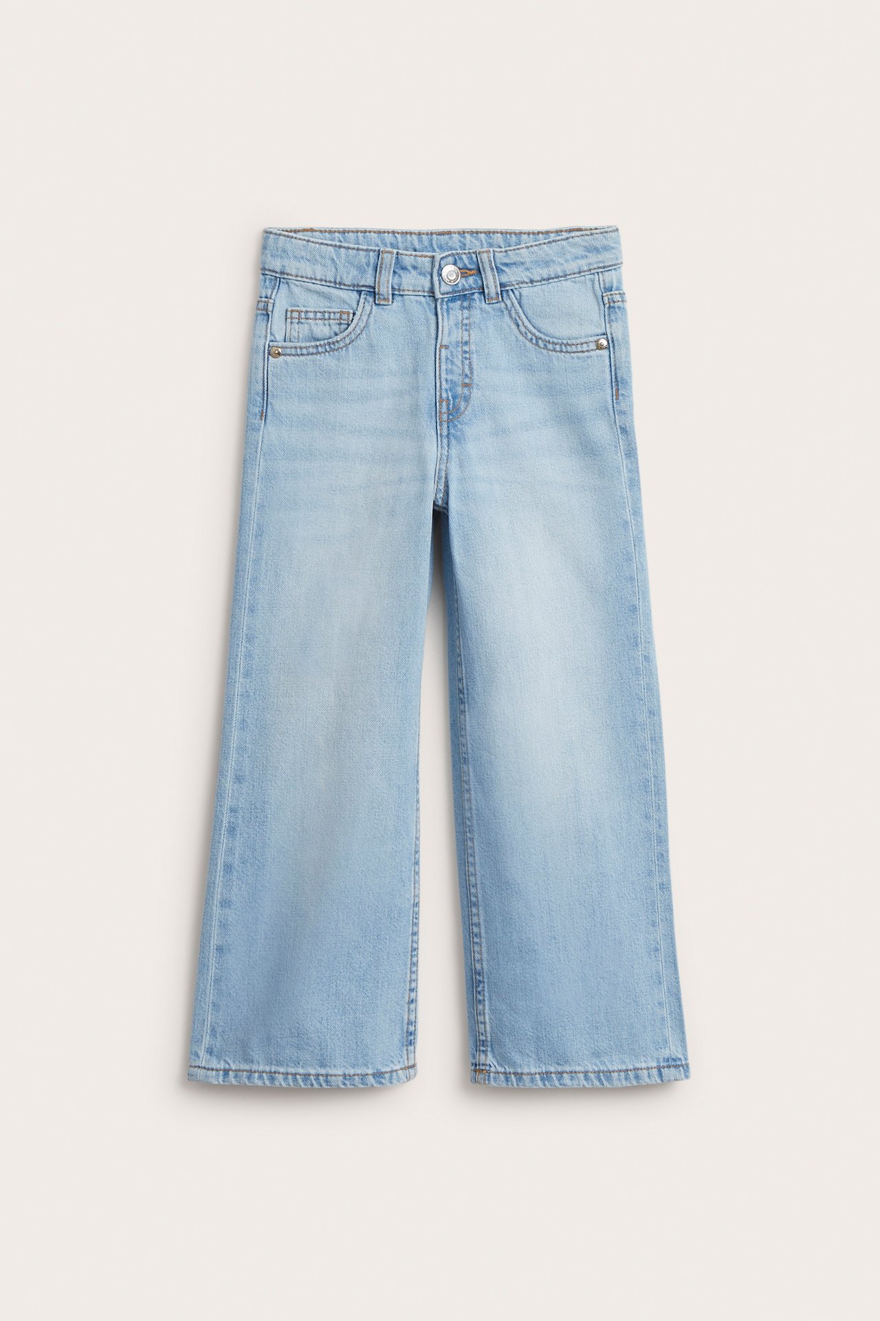 Wide jeans mid waist - Lys denim - 2