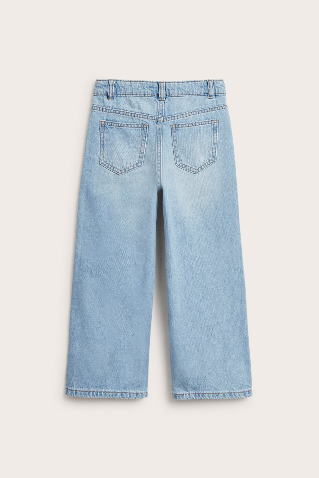 Wide jeans mid waist - Vaalea denim - 6