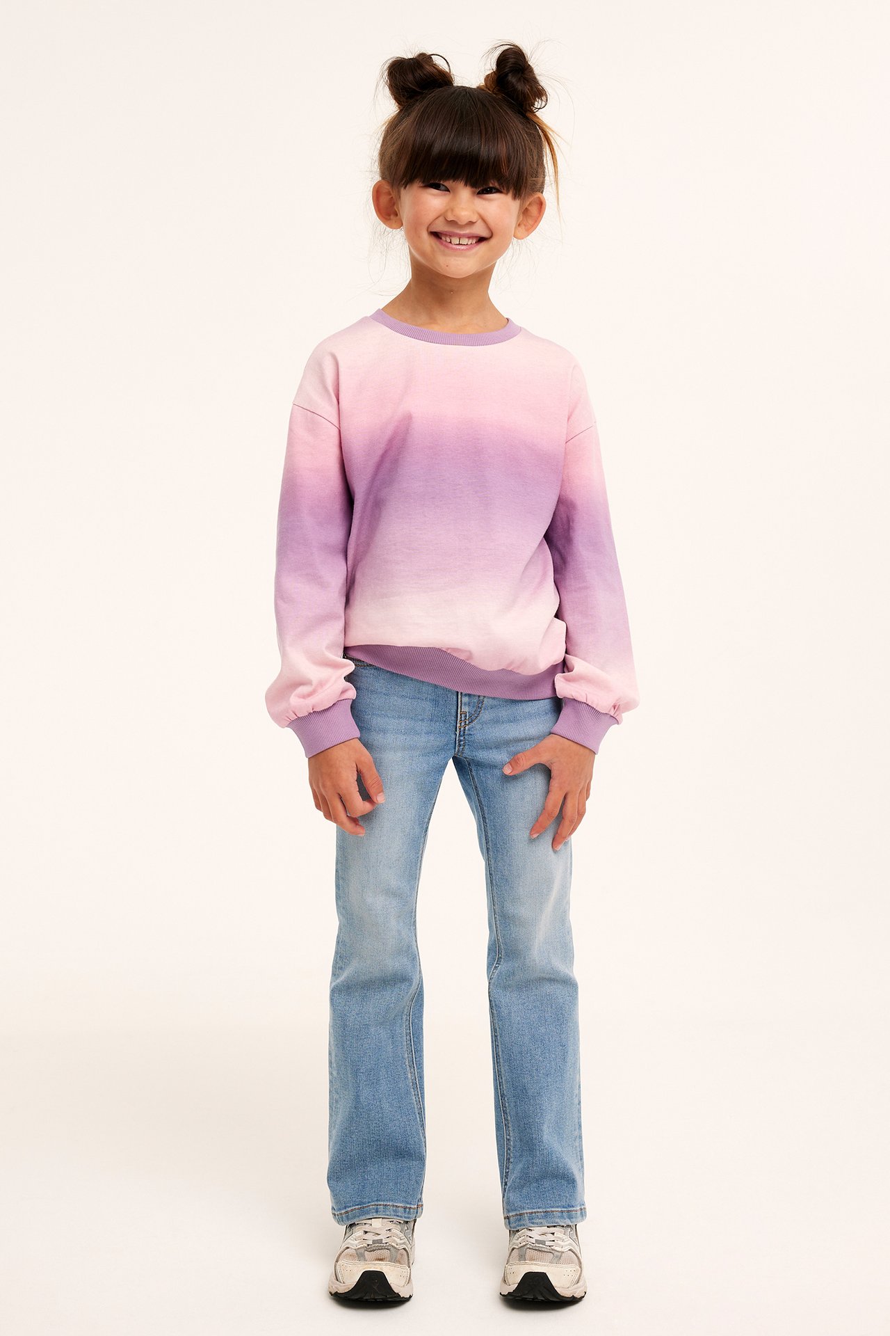 Bluza we wzory - Fioletowy - 3