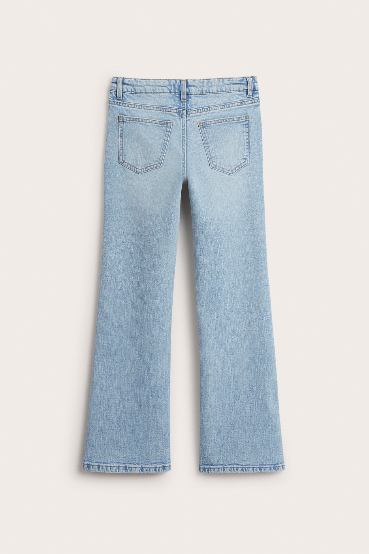 Bootcut jeans mid waist - Ljus denim - 6