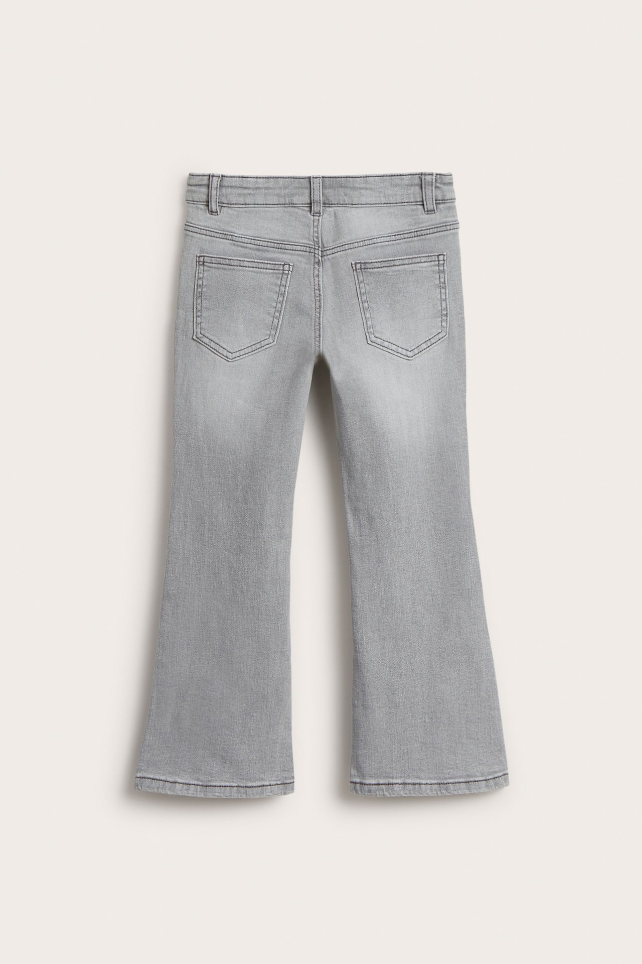 Bootcut jeans mid waist - Silvergrå - 7