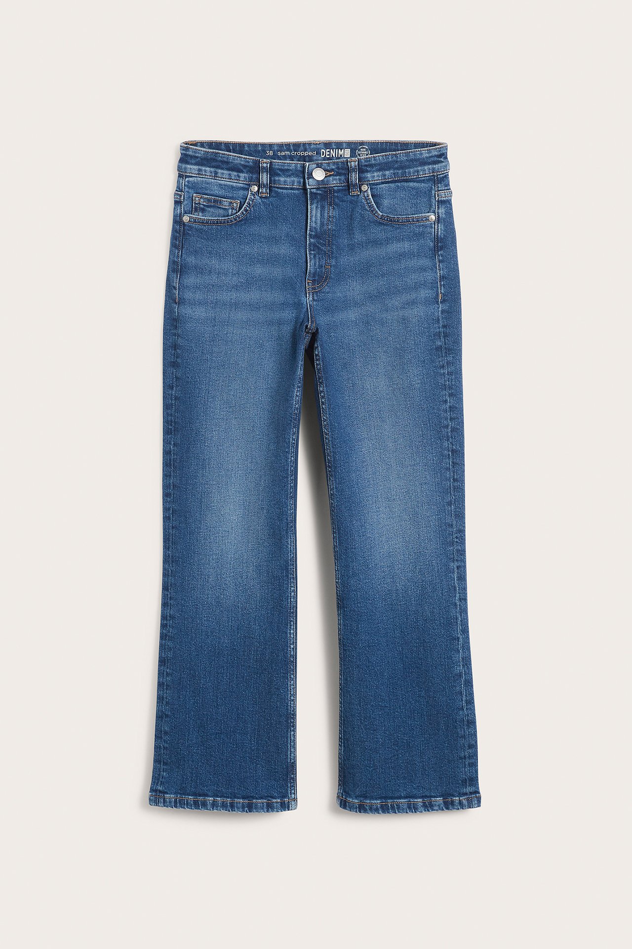 Cropped flare jeans regular waist