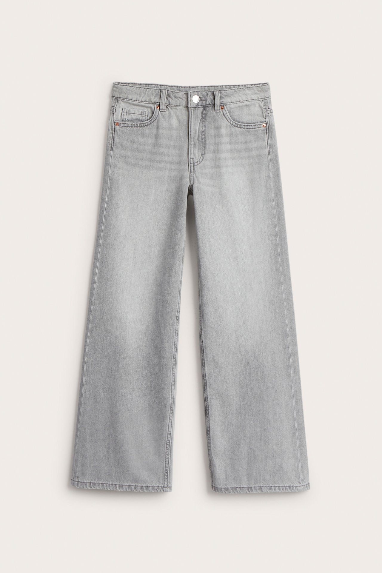 Loose jeans low waist - Silvergrå - 3