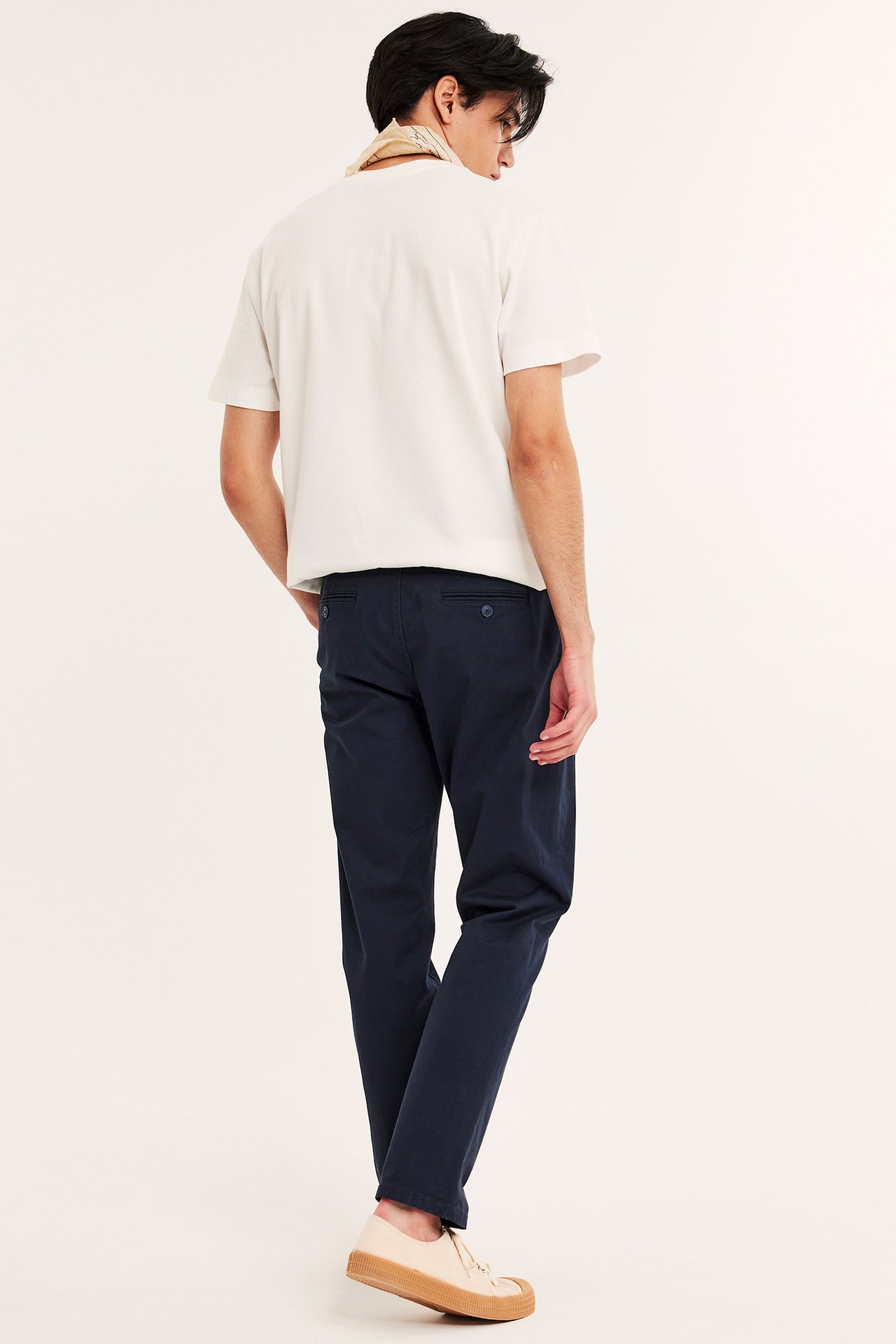 Chinos regular fit - Mörkblå - 189cm / Storlek: 33/32 - 5