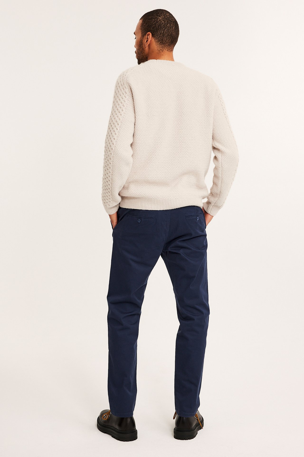 Chinos regular fit - Mörkblå - 8