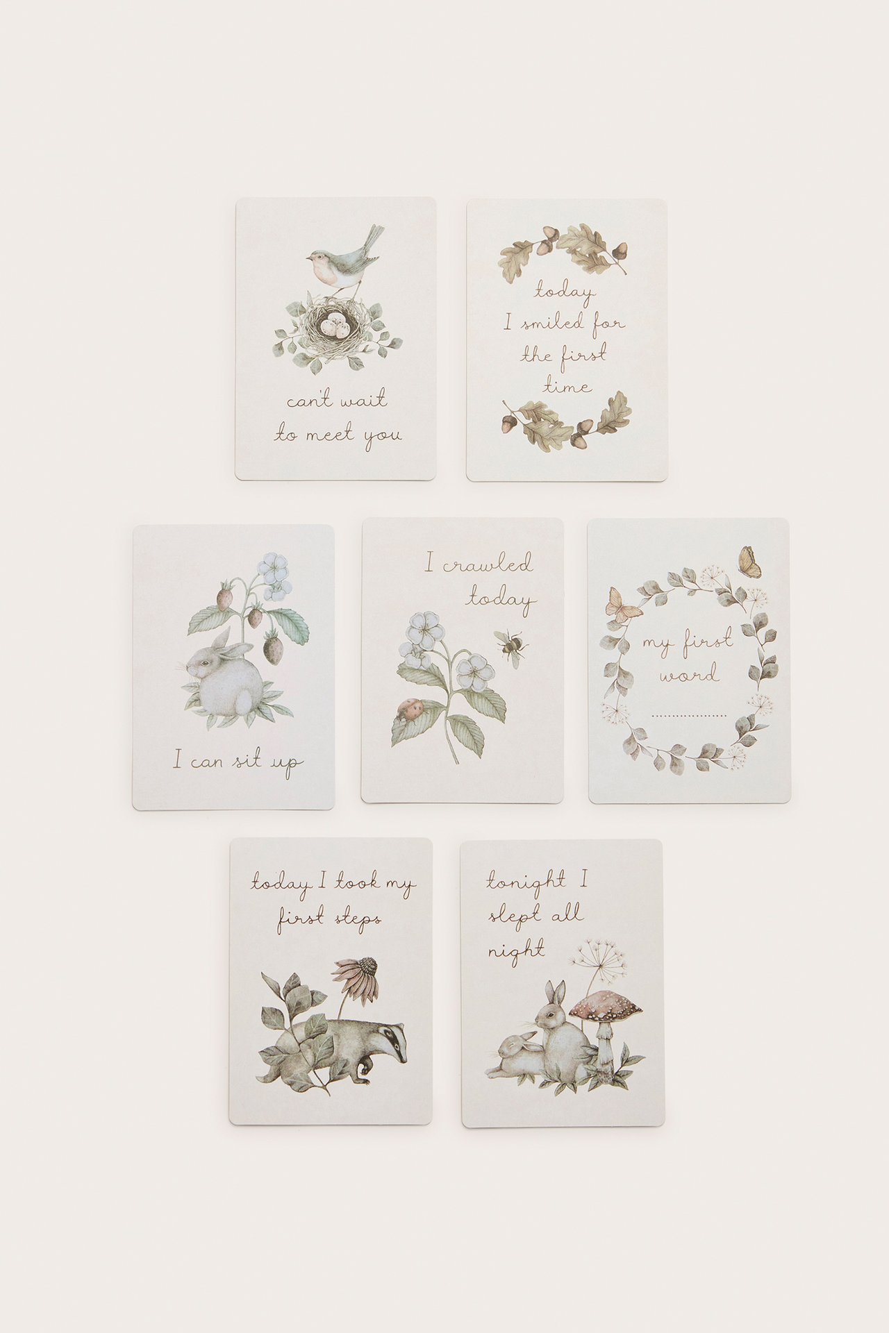 Special moments cards - Offwhite - 3