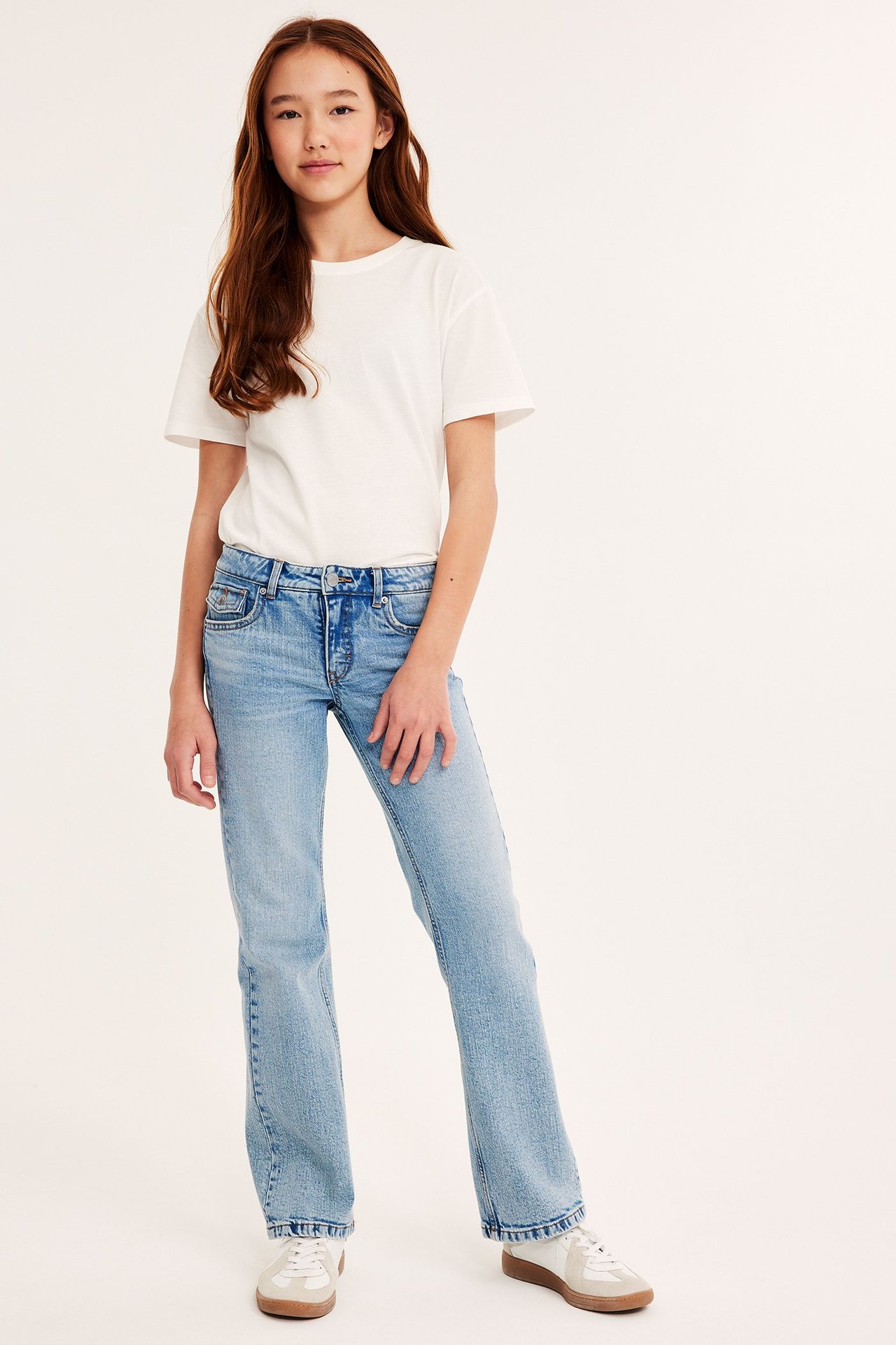 Bootcut jeans low waist - Vaalea denim - 1