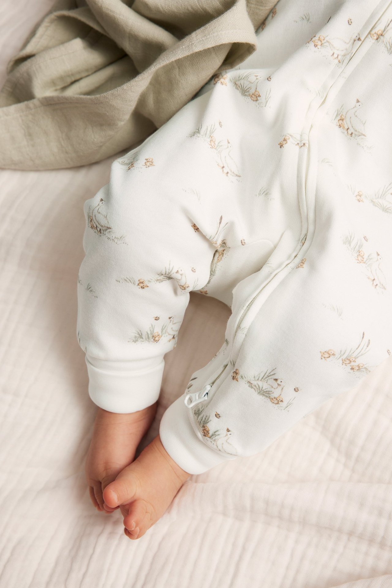 Pyjamas med ankor - Offwhite - 6