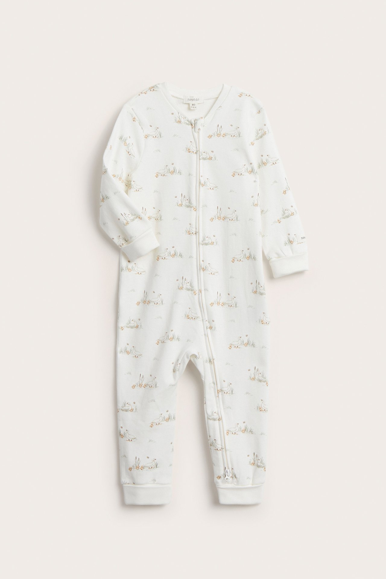 Pyjamas med ankor - Offwhite - 2