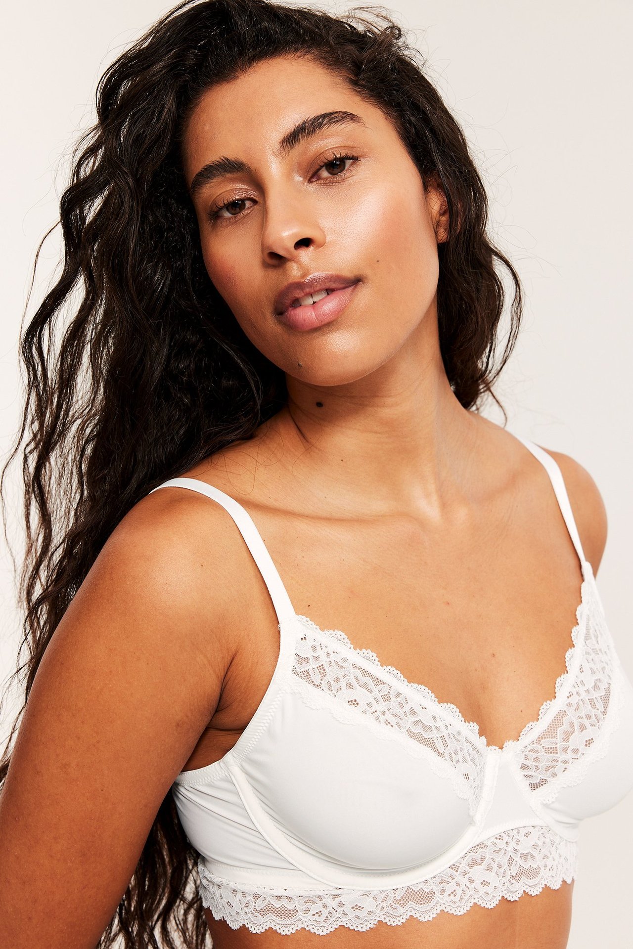 Uvattert BH med blonder