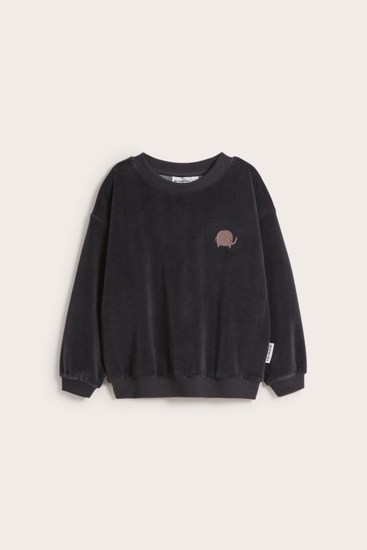 Värmande sweatshirt i velour