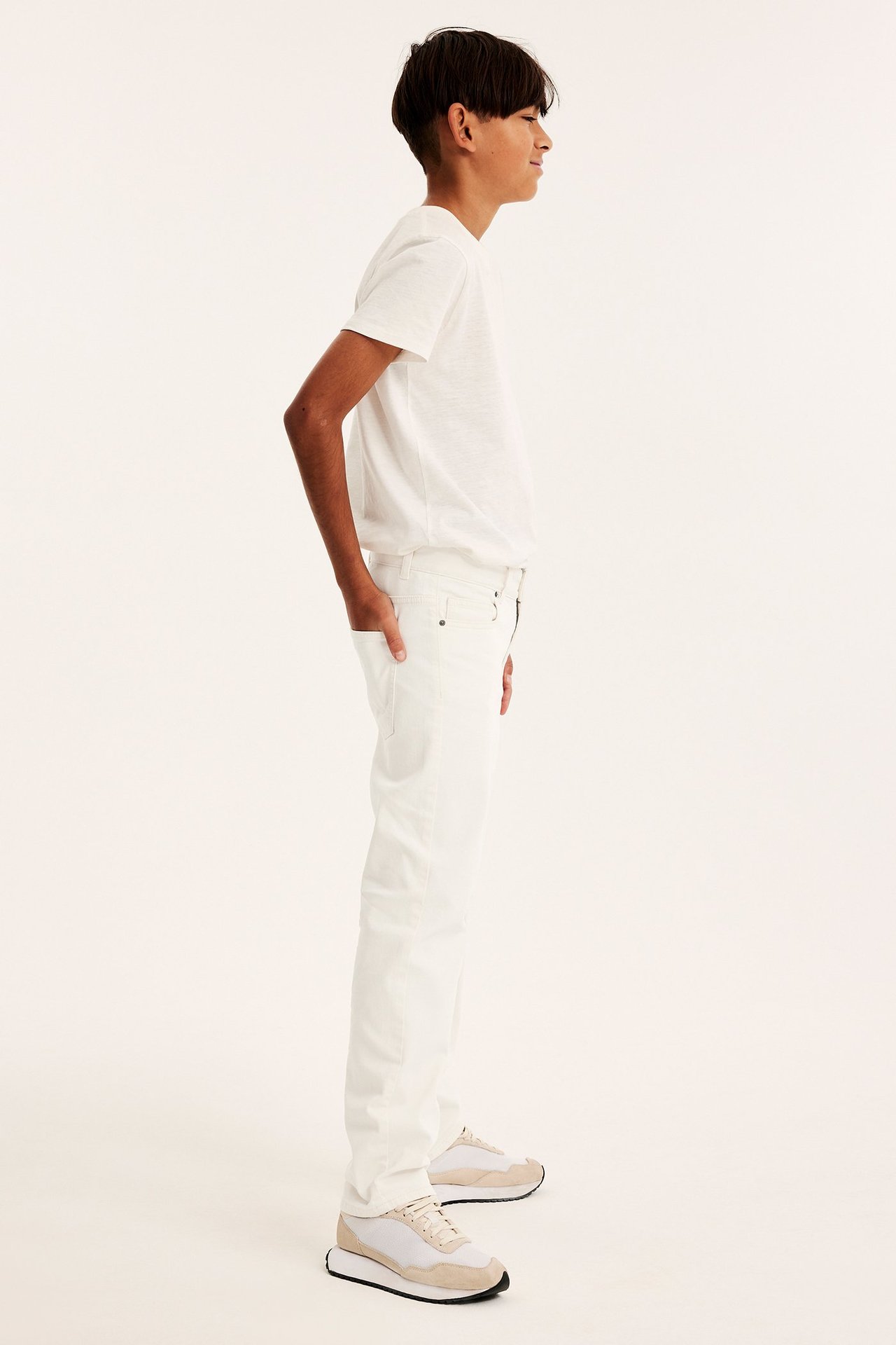 Straight jeans mid waist - Offwhite - 4