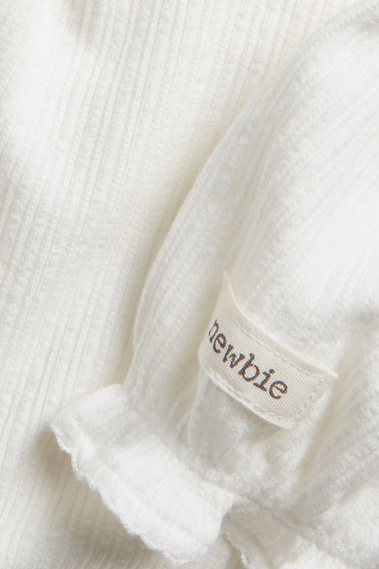 Body med puffärm - Offwhite - 5