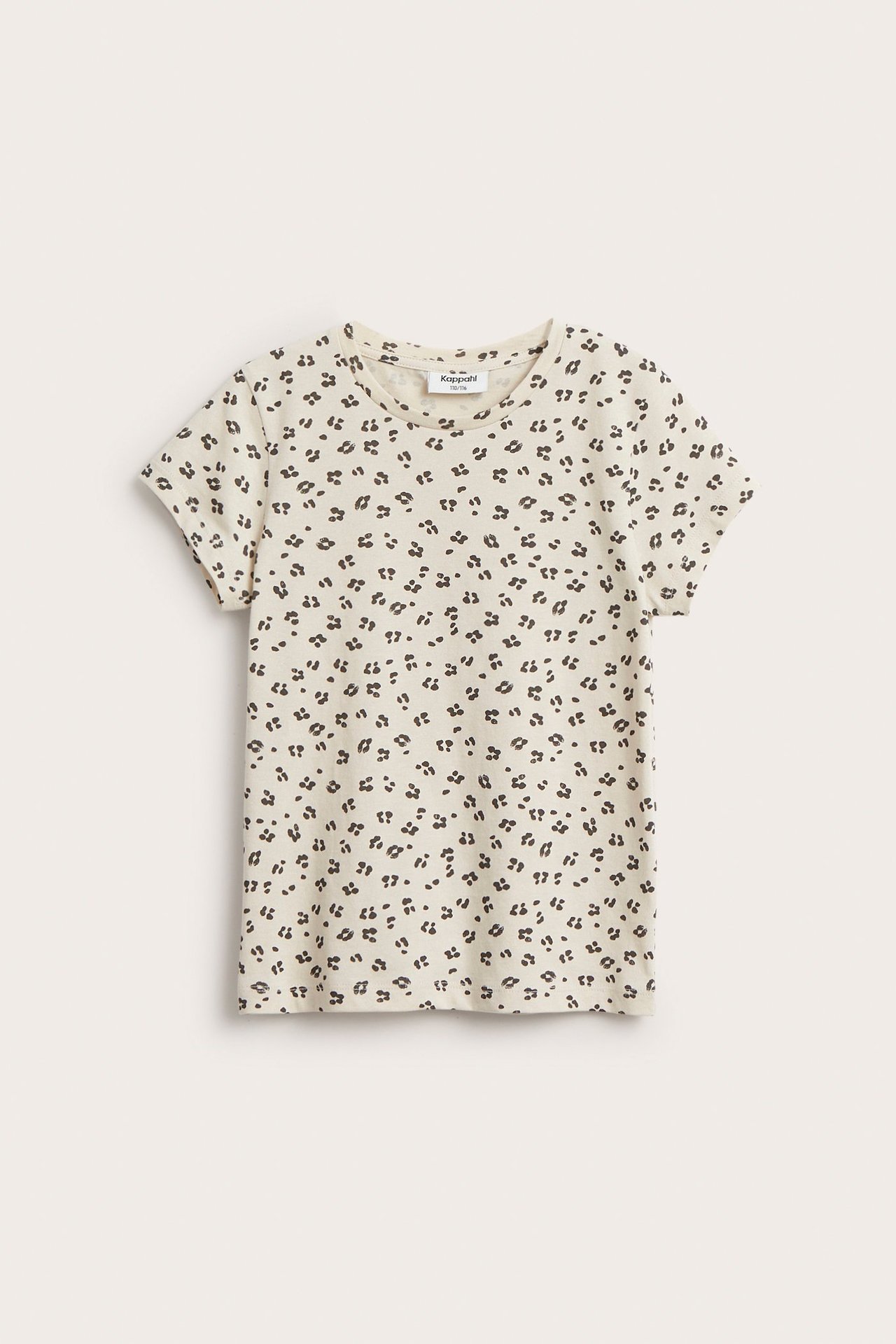 Leopardmönstrad t-shirt