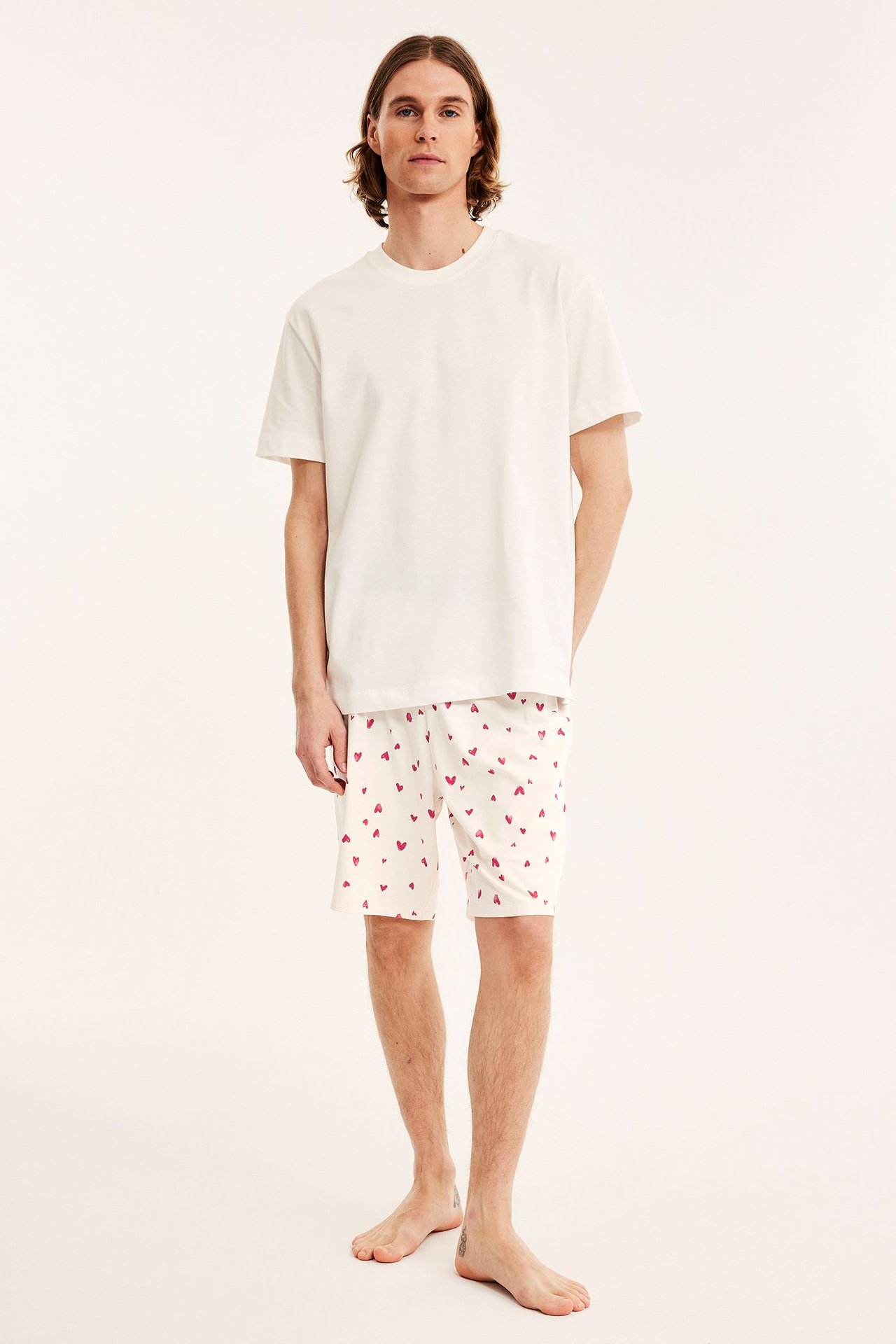 Alla hjärtans dag shorts - Offwhite - 185cm / Storlek: M - 1