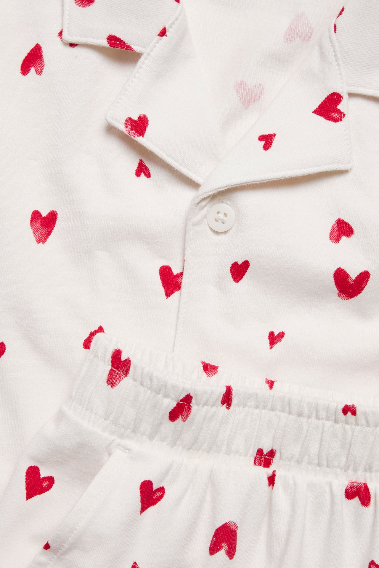 Valentinsdag-pyjamassett - Offwhite - 3