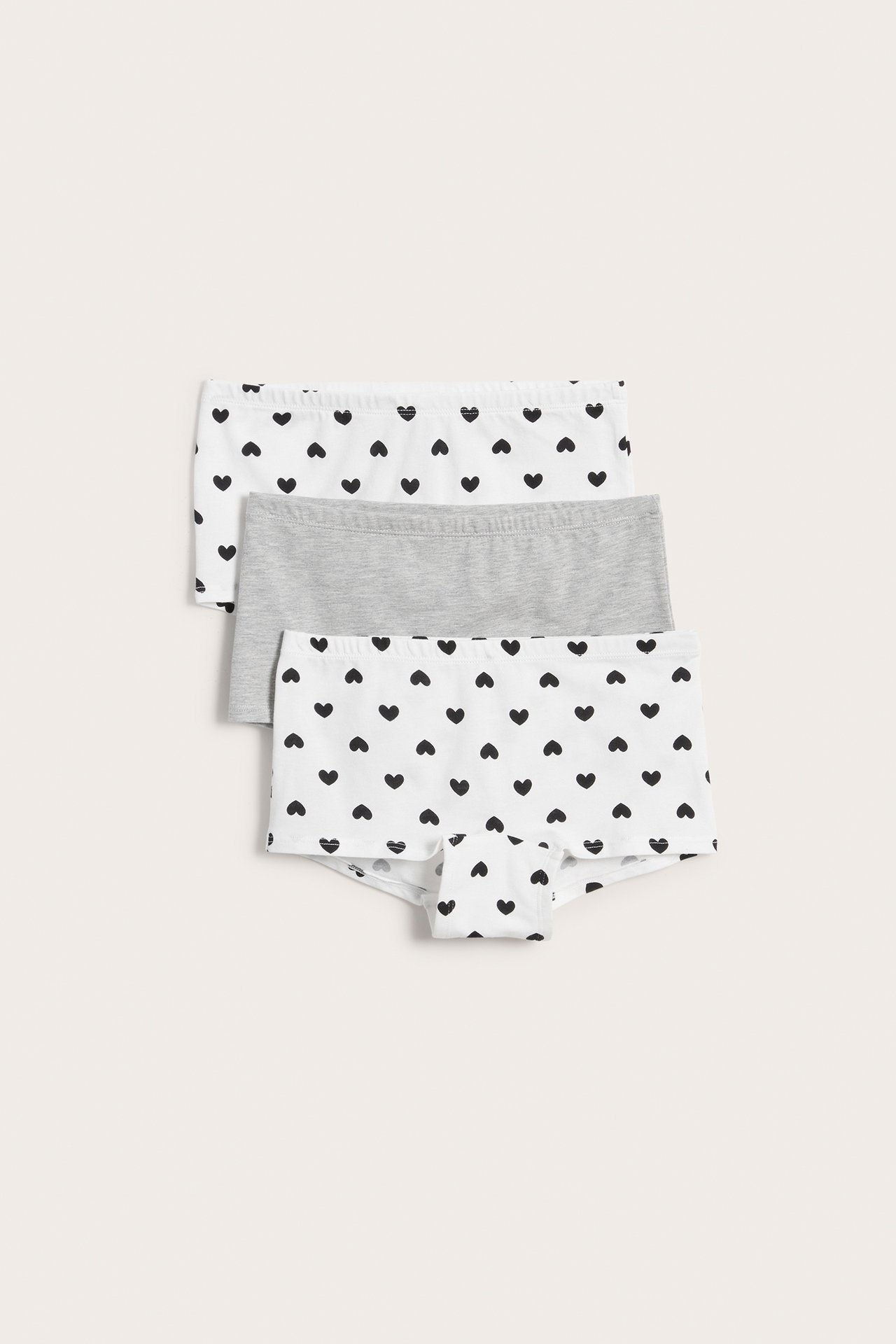 3-pk. boxertruser - Offwhite - 1