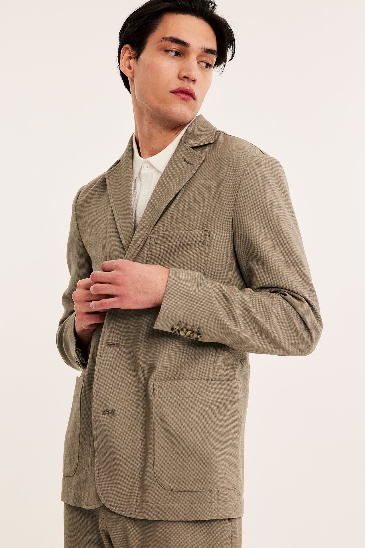 Blazer - Brun - 189cm / Storlek: M - 4