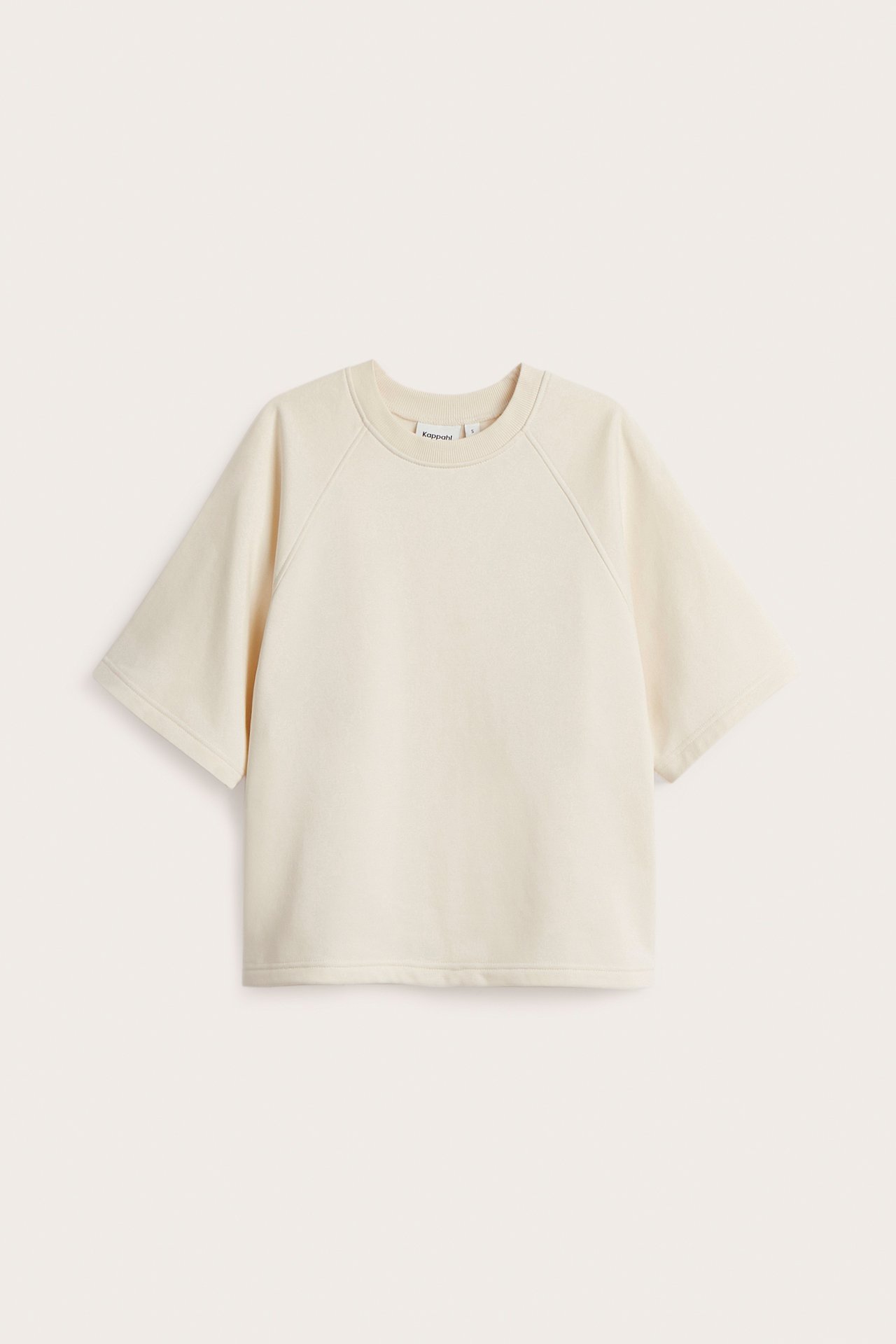 Kortärmad sweatshirt - Offwhite - 2