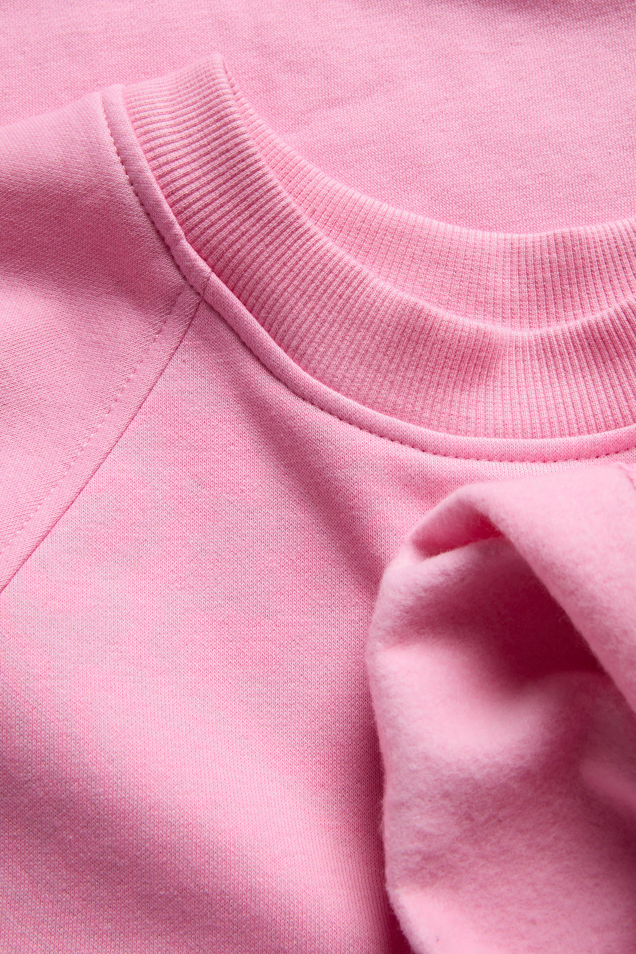 Kortärmad sweatshirt - Rosa - 4