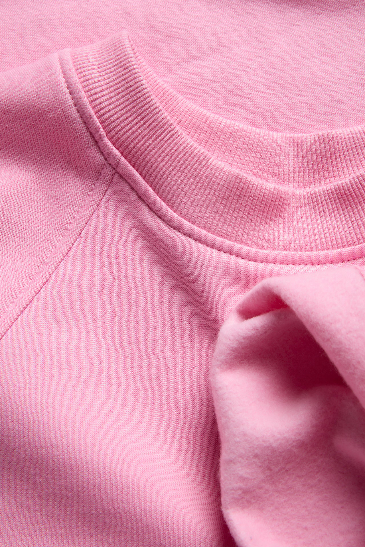 Kortermet sweatshirt - Rosa - 4