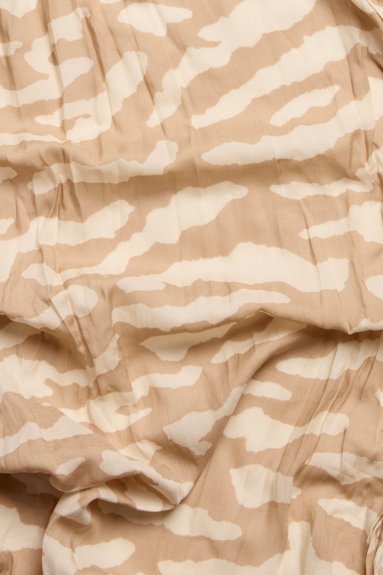 Kuviollinen huivi - Beige - 2