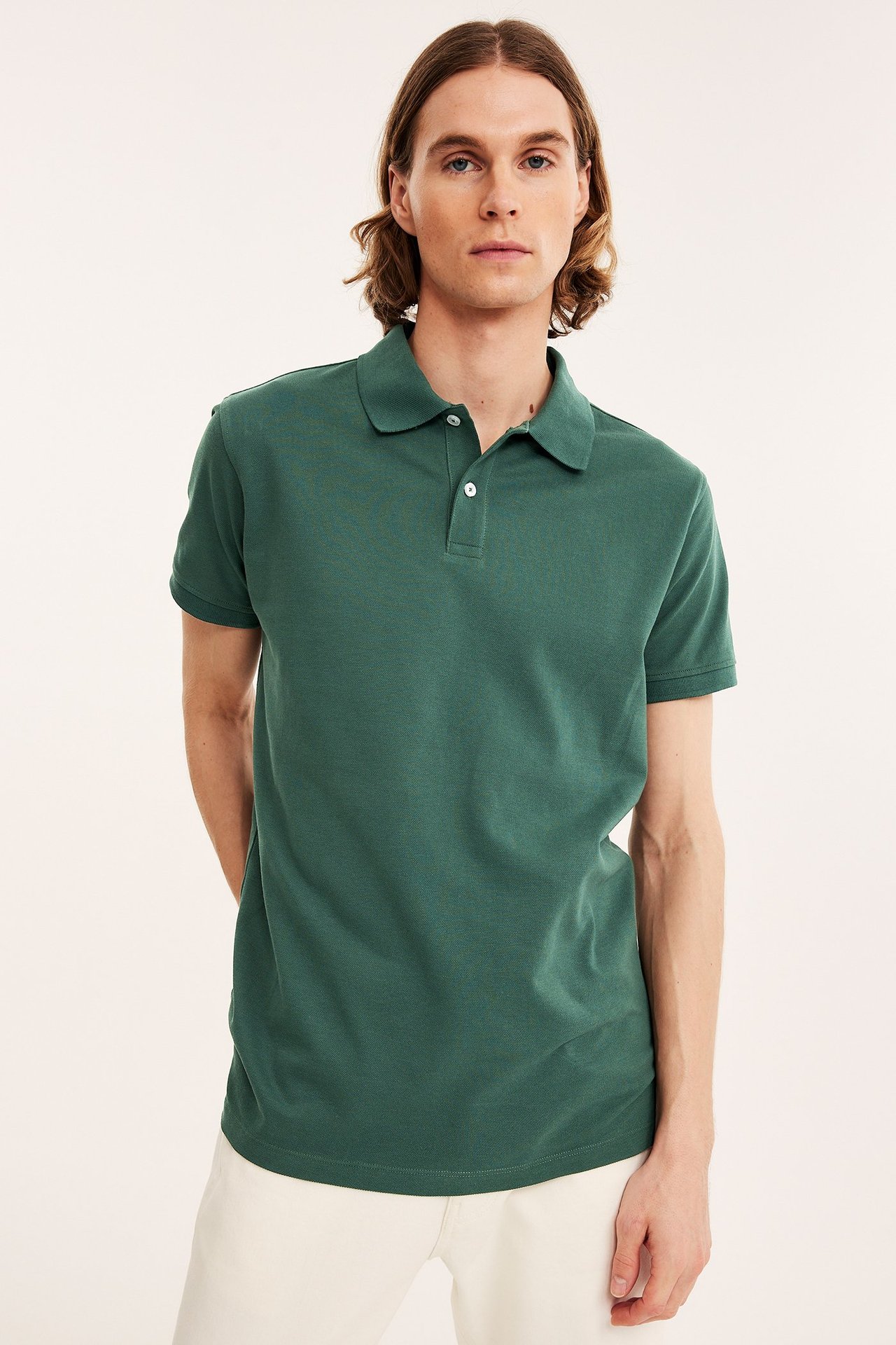 Polo - Zielony - 185cm / Storlek: M - 1