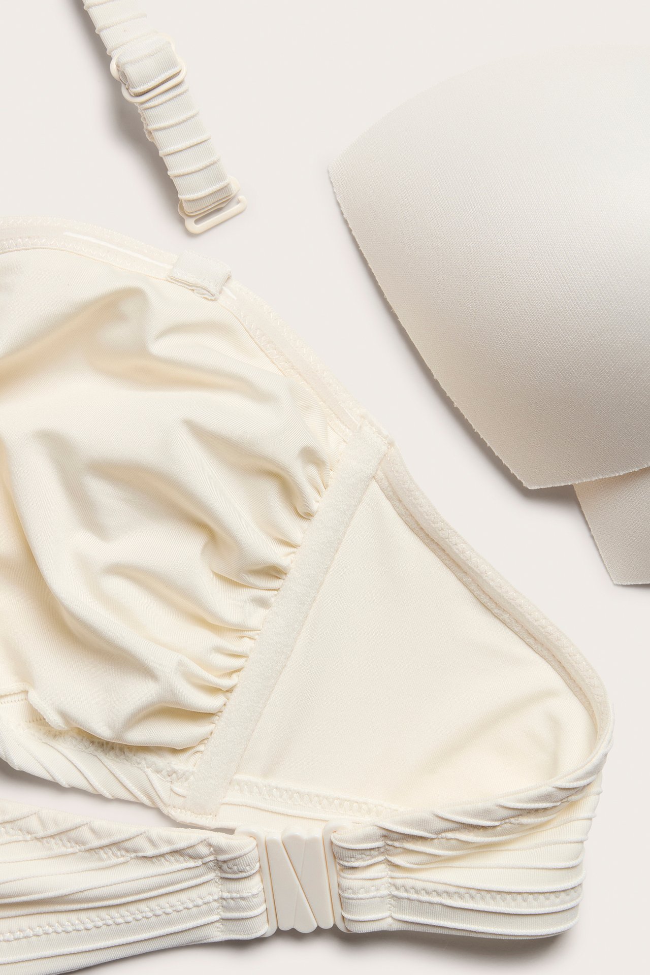 Bikini-BH med struktur - Offwhite - 4